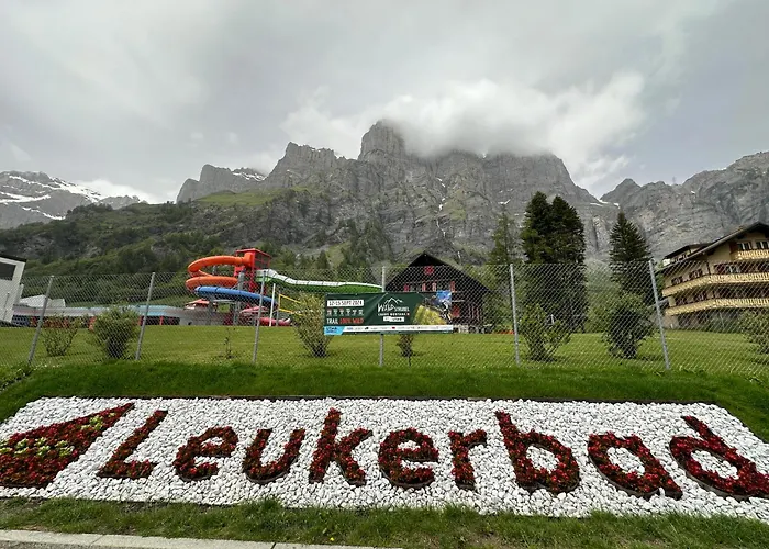 Moderne Et Spacieux Avec 2 Belles Terrasses Vu Sur Montagne Leukerbad